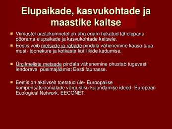 Bioloogilise mitmekesisuse vähenemine #8