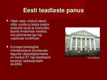Bioloogilise mitmekesisuse vähenemine #10