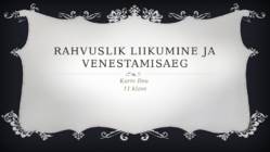 Rahvuslik liikumine ja venestamisaeg