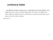 LENDORAV #11