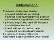 Tasakaalustatud toitumine #3
