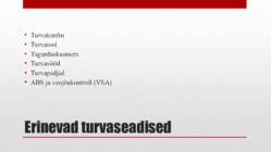 Turvaseadised-autotehnik #2