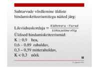 Finantssuhtarvud kaasajal #18