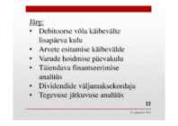 Finantssuhtarvud kaasajal #22