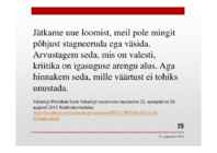 Finantssuhtarvud kaasajal #25