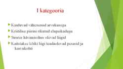Liigikaitse liigid #7