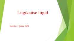 Liigikaitse liigid