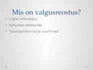 Valgusreostus #2
