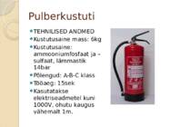 Esmased tulekustutusvahendid #6