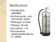 Esmased tulekustutusvahendid #7