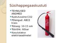 Esmased tulekustutusvahendid #8