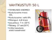 Esmased tulekustutusvahendid #10