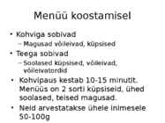 Kohvipausid-Kohvi- või teevastuvõtt selvelauaga #9