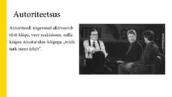 MÕJUSTAMISE PSÜHHOLOOGIA #11