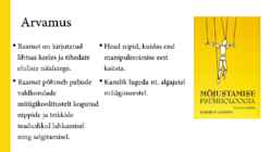 MÕJUSTAMISE PSÜHHOLOOGIA #13