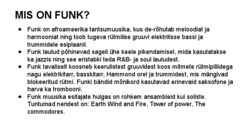 Funk muusika esitlus #2