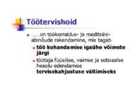 Töökeskkond-töökoht-töövahend #5
