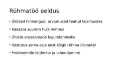 Missuguste printsiipide alusel moodustatakse rühmi ja meeskondi #5