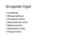 Missuguste printsiipide alusel moodustatakse rühmi ja meeskondi #7