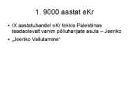 Vana testament – Juutide ajalooallikana #2