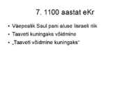 Vana testament – Juutide ajalooallikana #14