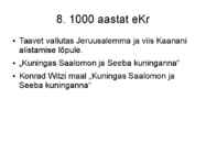 Vana testament – Juutide ajalooallikana #16