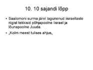 Vana testament – Juutide ajalooallikana #20