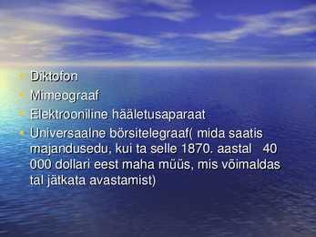 Thomas Alva Edisoni elulugu #7