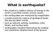 EARTHQUAKES #2