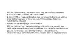 Eesti sisepoliitika #3