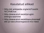 Fossiilsete kütuste tarbimine #10