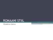 ROMAANI STIIL