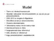 UNGARI SOTSIAALPOLIITIKA JA SOTSIAALKAITSEKULUTUSTE ÜLEVAADE #7