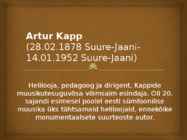 Artur Kapp