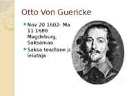 Otto Von Guericke #2