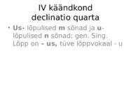 Ladina keele III käändkond #7