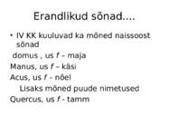 Ladina keele III käändkond #10