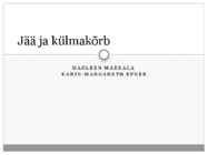 Jää- ja külmakõrb