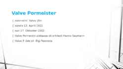 Valve Poormeister #2