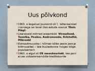Eesti popmuusika muusika ajalugu sajandi jooksul #6