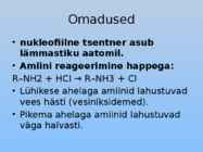 Orgaaniliste ainete põhiklassid ja nende iseloomulikud tunnused #18