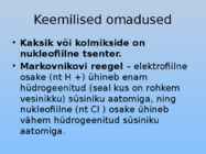 Orgaaniliste ainete põhiklassid ja nende iseloomulikud tunnused #20