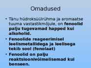Orgaaniliste ainete põhiklassid ja nende iseloomulikud tunnused #26