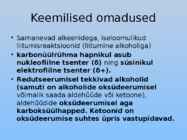 Orgaaniliste ainete põhiklassid ja nende iseloomulikud tunnused #30