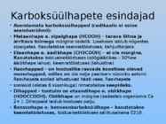 Orgaaniliste ainete põhiklassid ja nende iseloomulikud tunnused #38