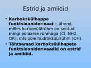Orgaaniliste ainete põhiklassid ja nende iseloomulikud tunnused #41