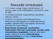 Orgaaniliste ainete põhiklassid ja nende iseloomulikud tunnused #45