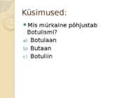 Iseseisev töö-Haigustekitajad #15