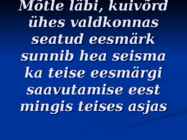 Eesmärk määrab arengu #9