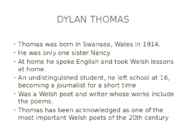 Dylan Thomas #2